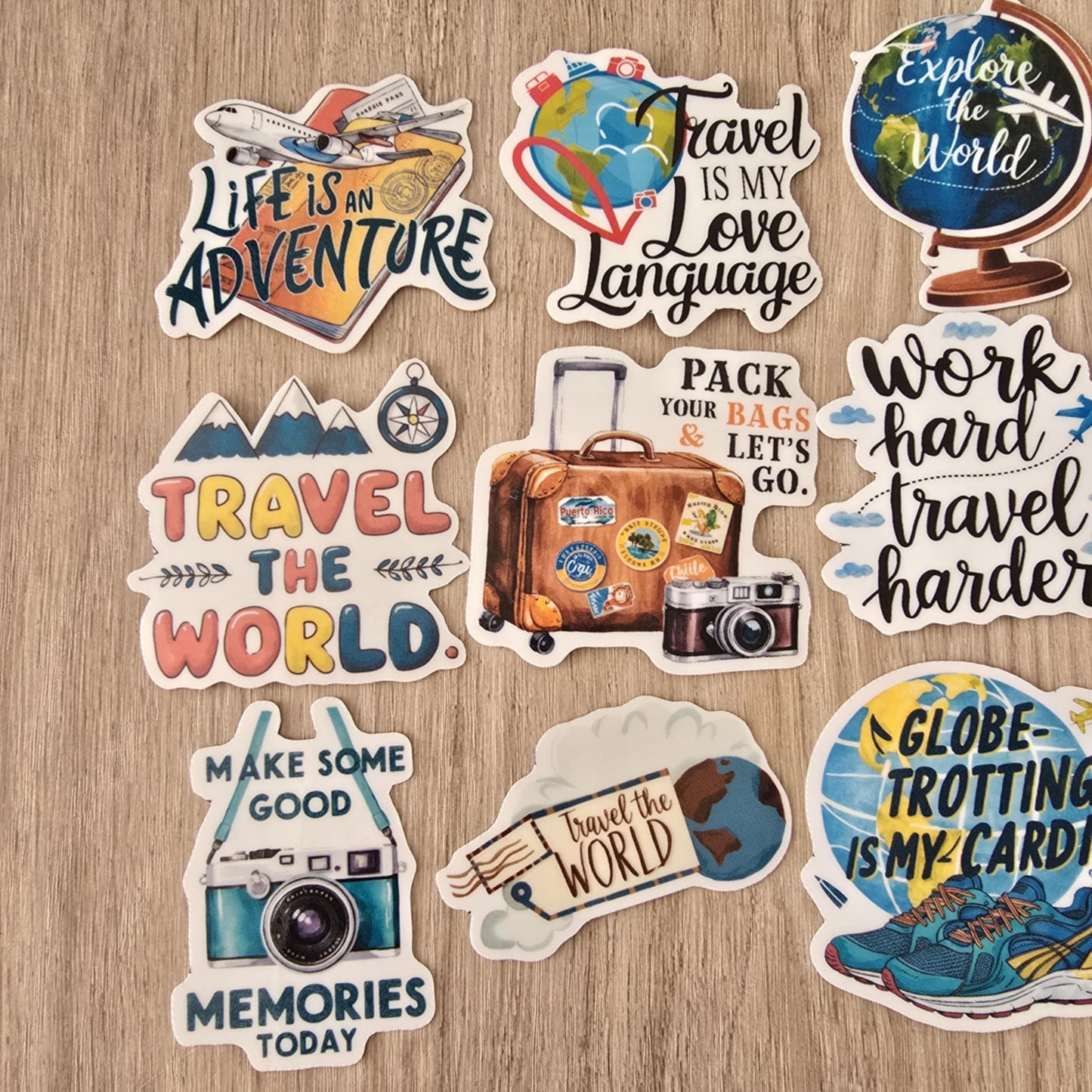 TRAVEL STICKERS 6/12