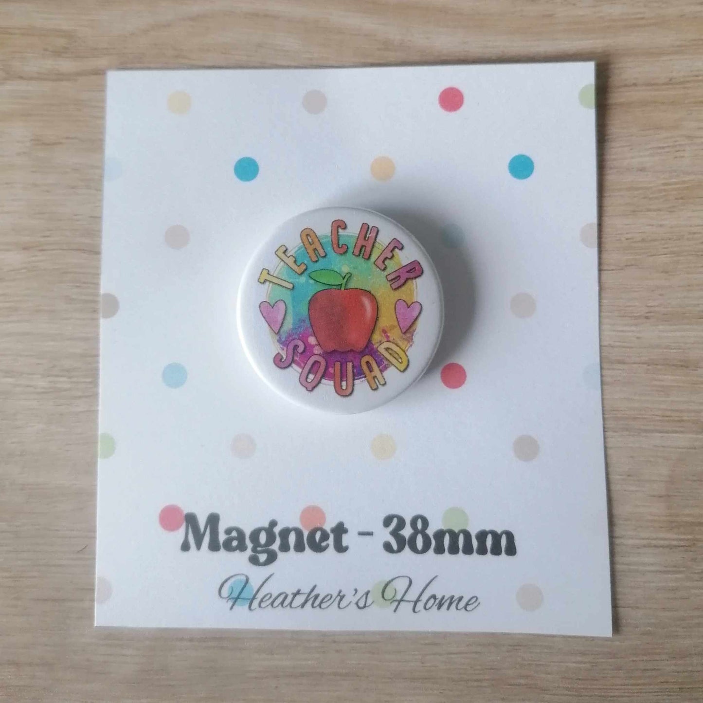 TEACHER SQUAD - MAGNET/BADGE/KEYRING