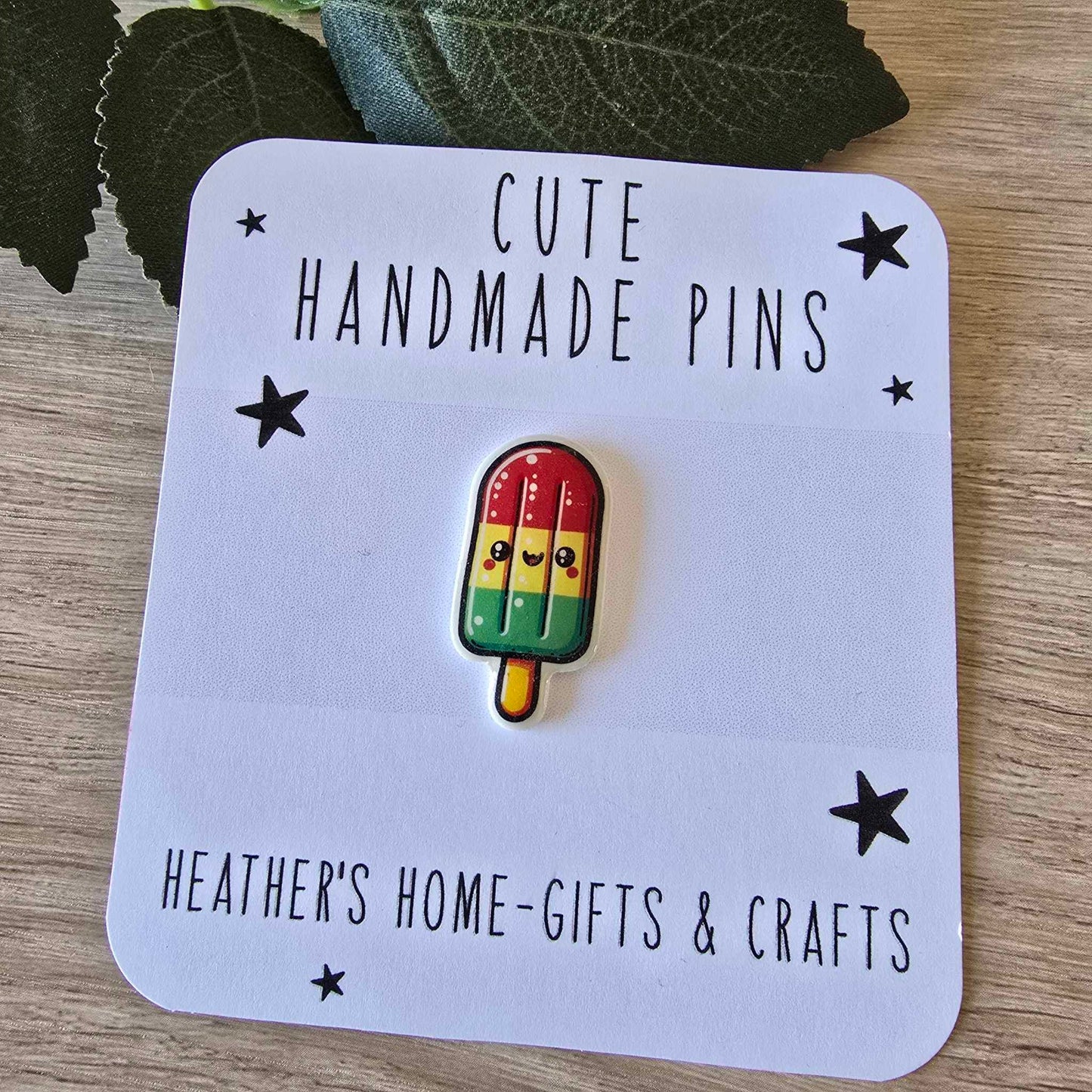 Ice lolly pin