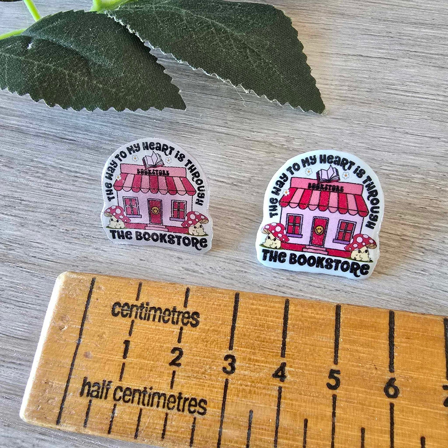Bookish bookstore pin