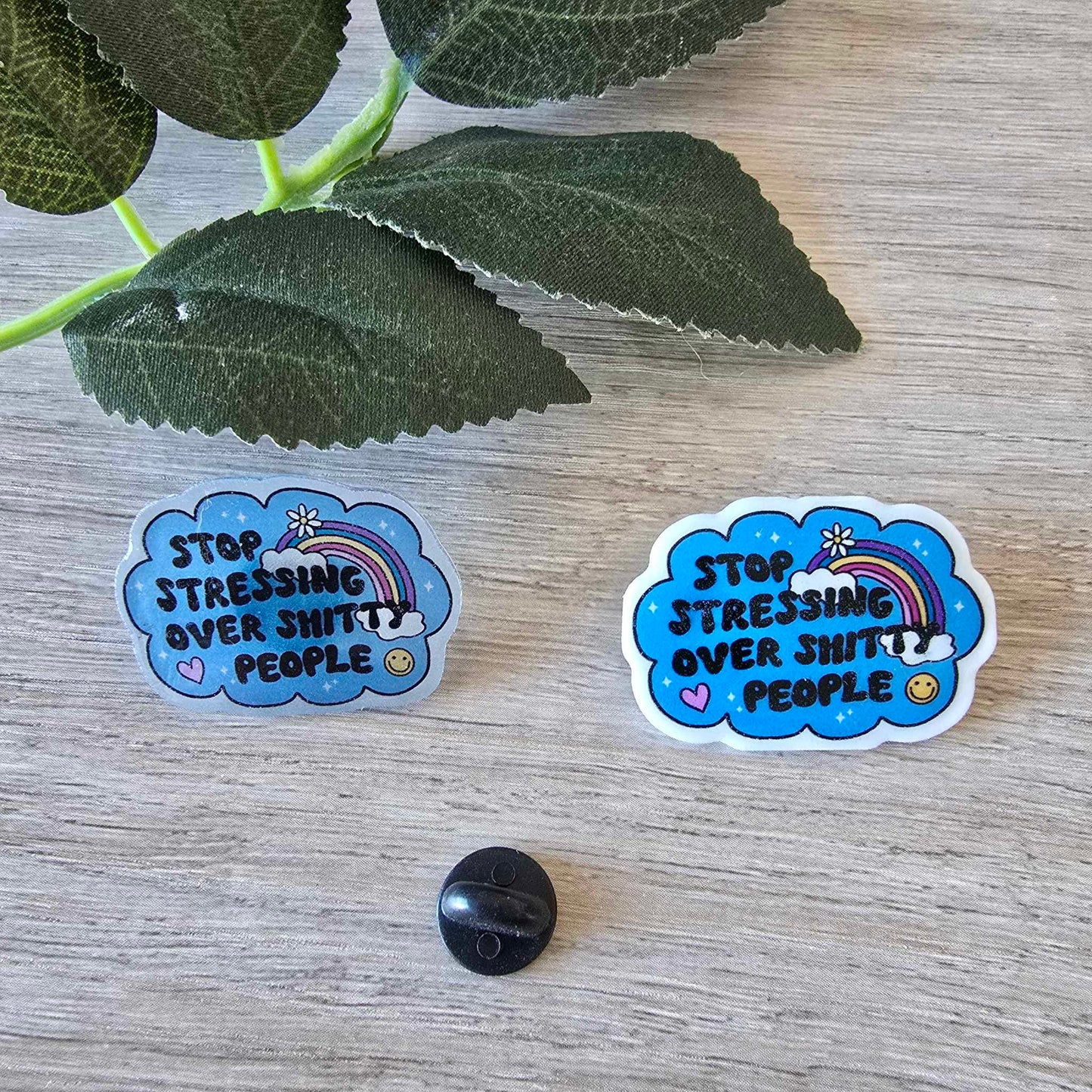Sweary stop stressing pin