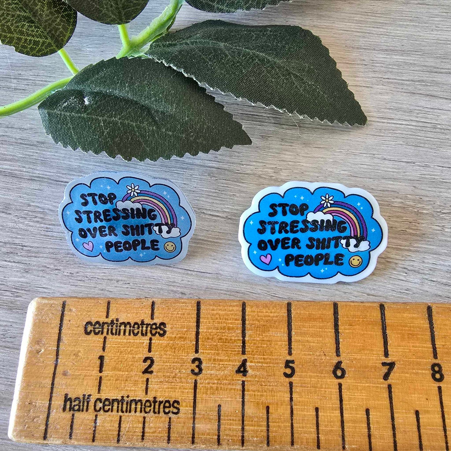 Sweary stop stressing pin
