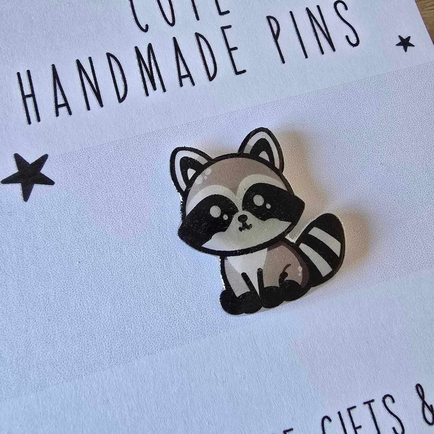 Racoon pin