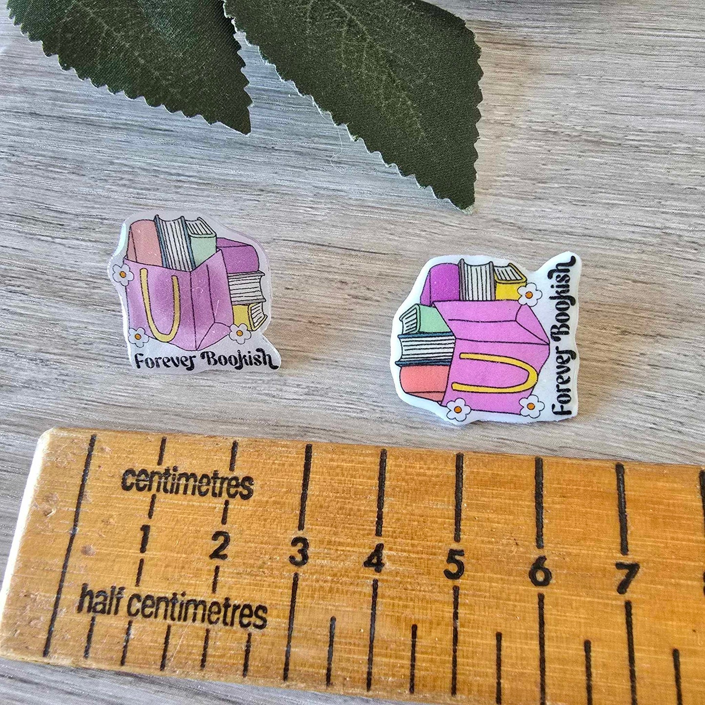 Forever bookish pin