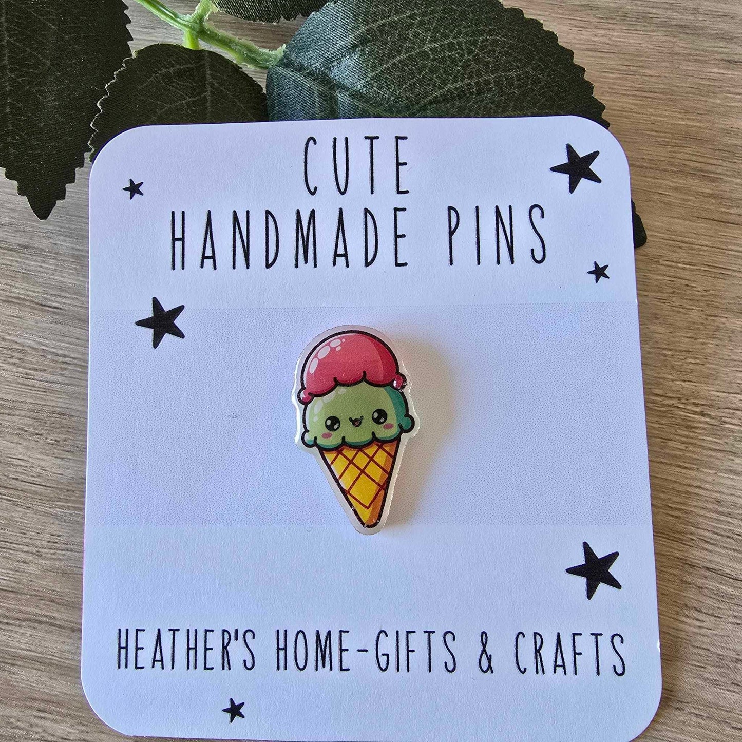 Ice cream pin