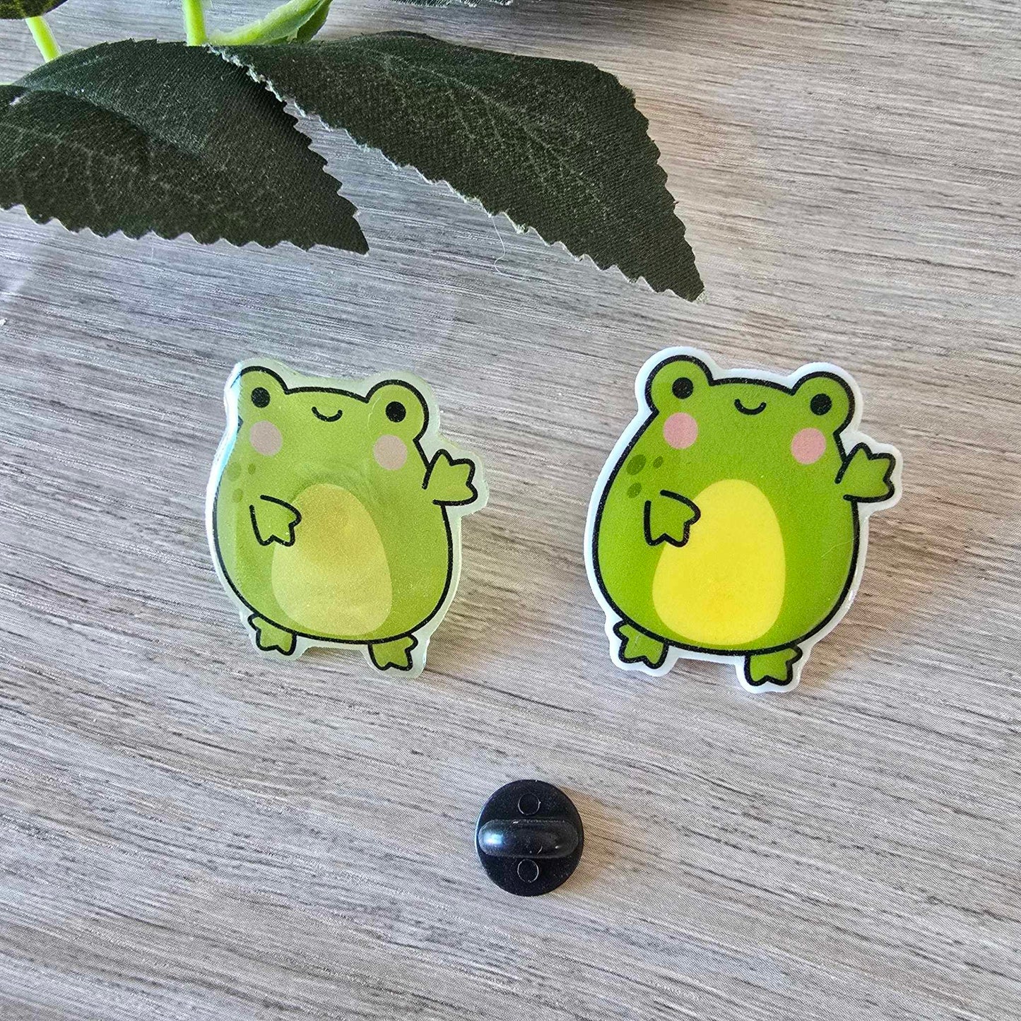 Cute frog pin
