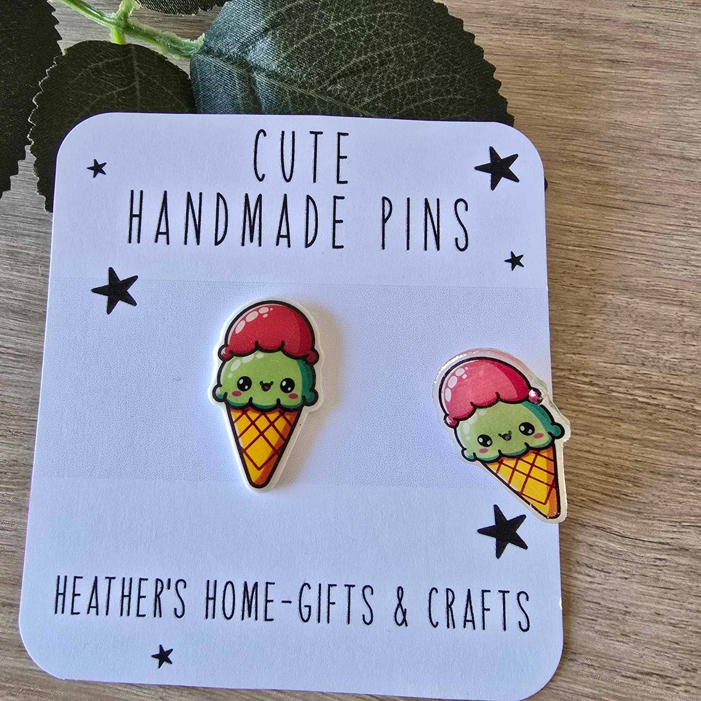 Ice cream pin