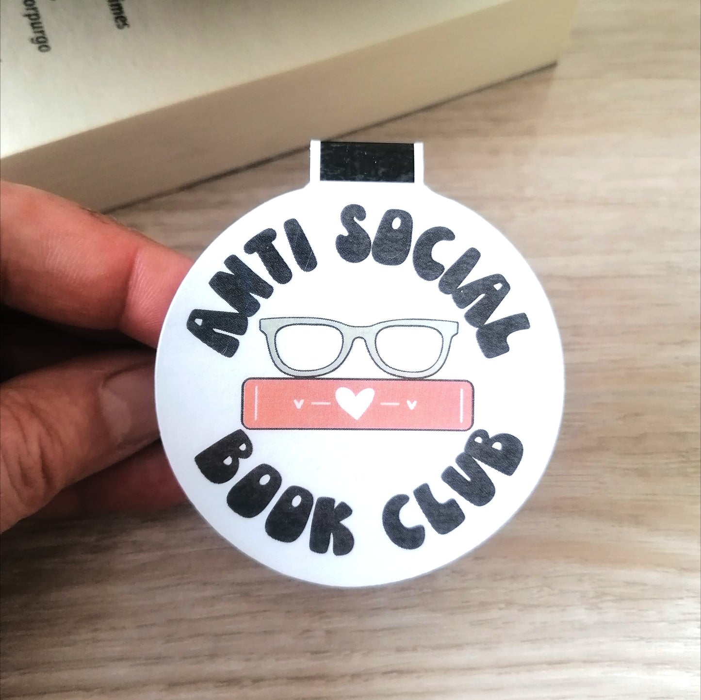 MAGNETIC BOOKMARK - ANTI SOCIAL CLUB