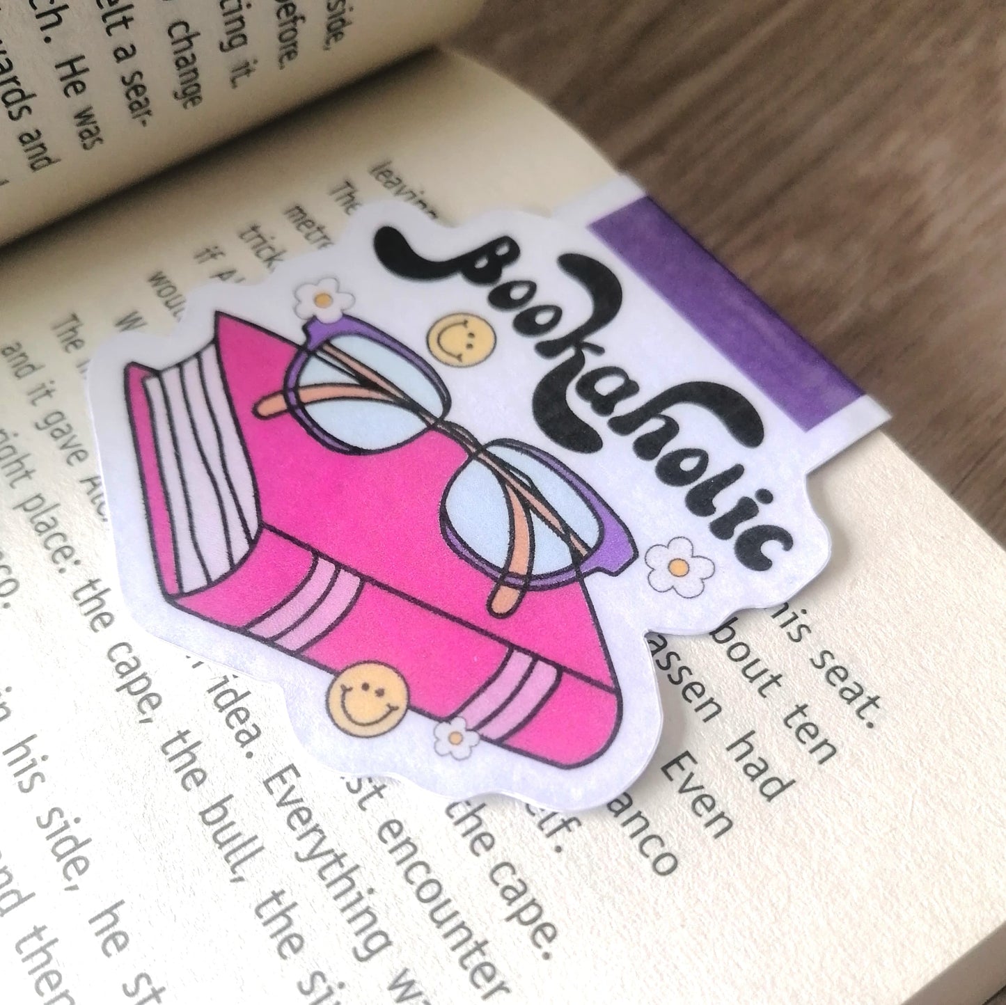 MAGNETIC BOOKMARK - BOOKAHOLIC