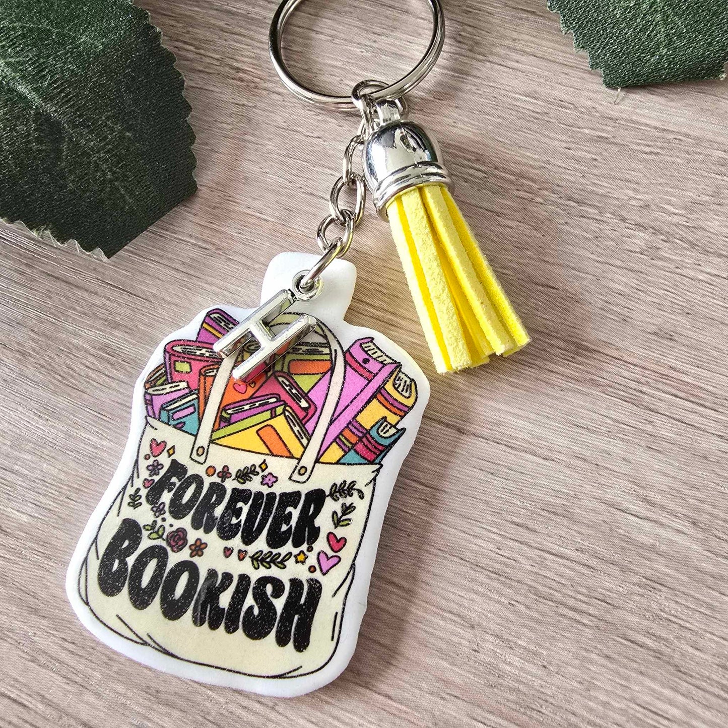 FOREVER BOOKISH KEYRING