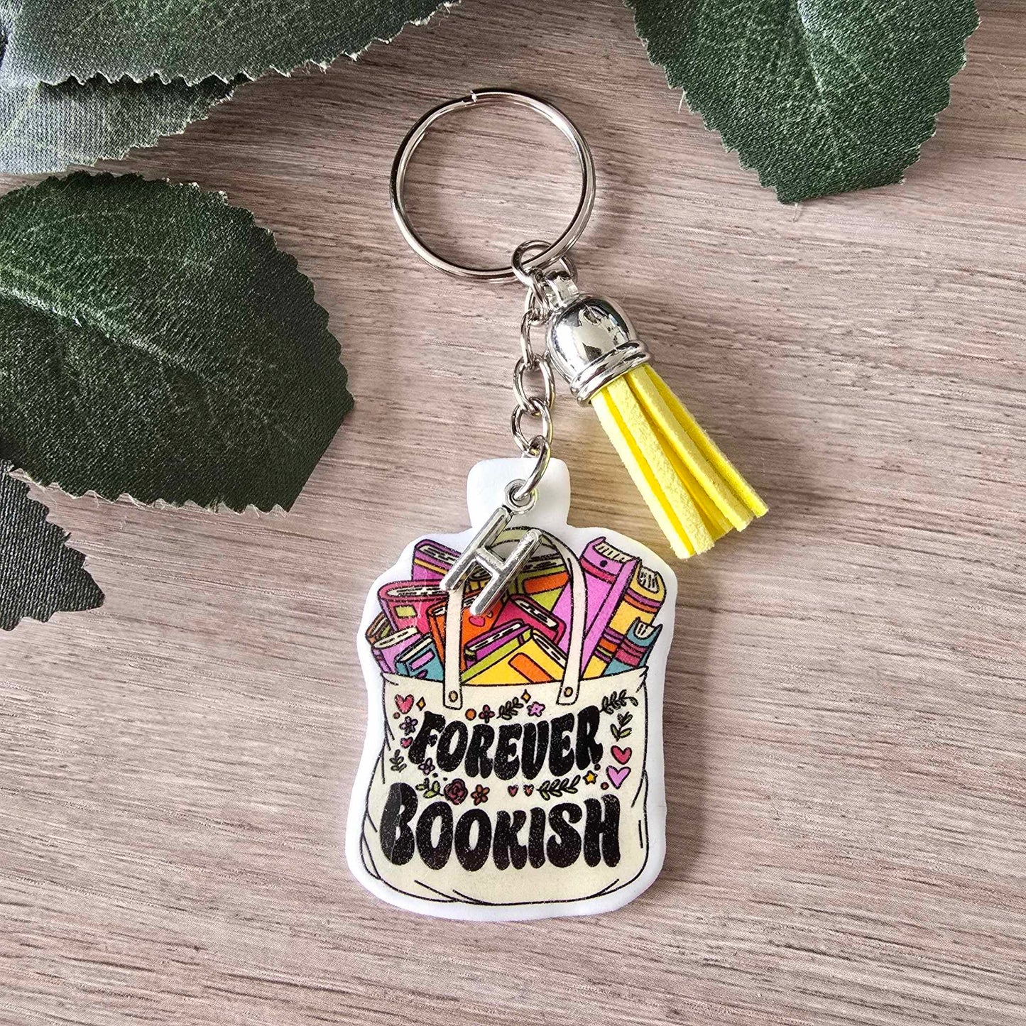 FOREVER BOOKISH KEYRING