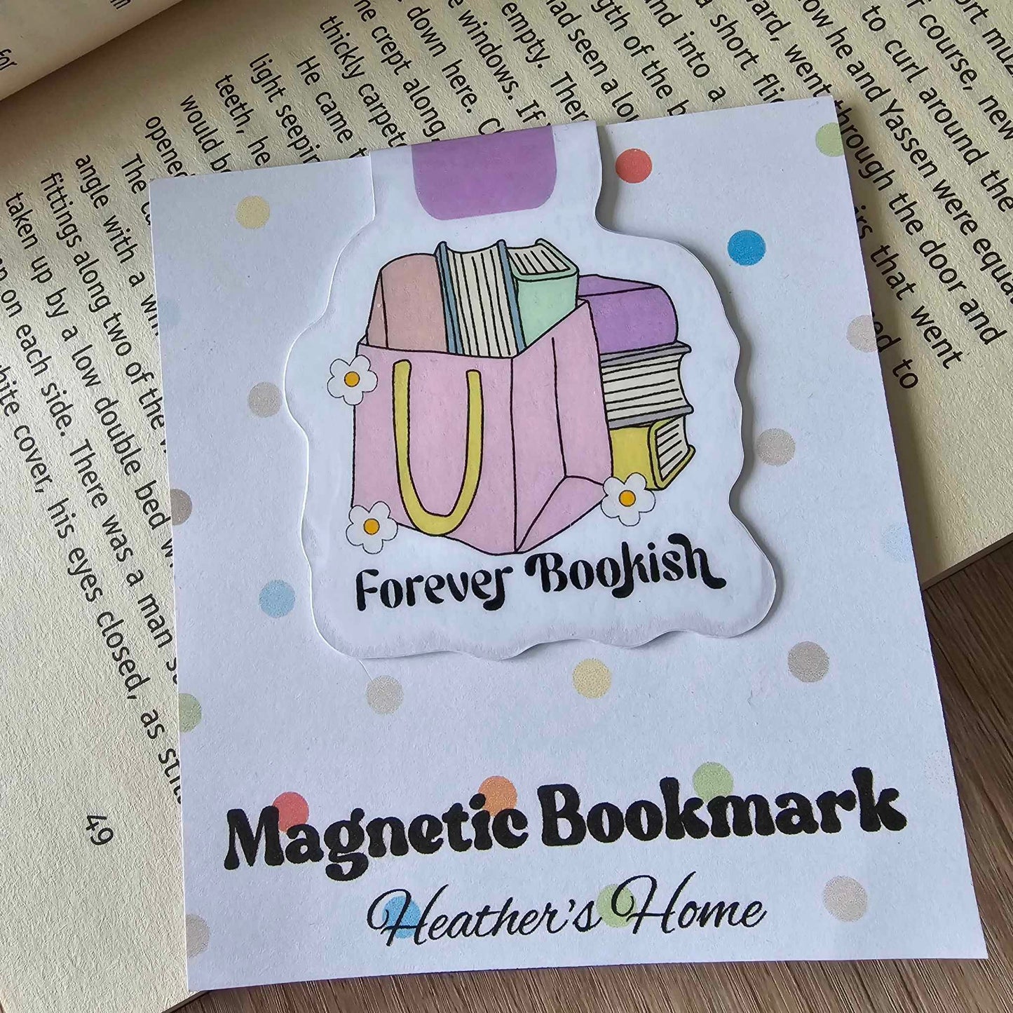 MAGNETIC BOOKMARK - FOREVER BOOKISH