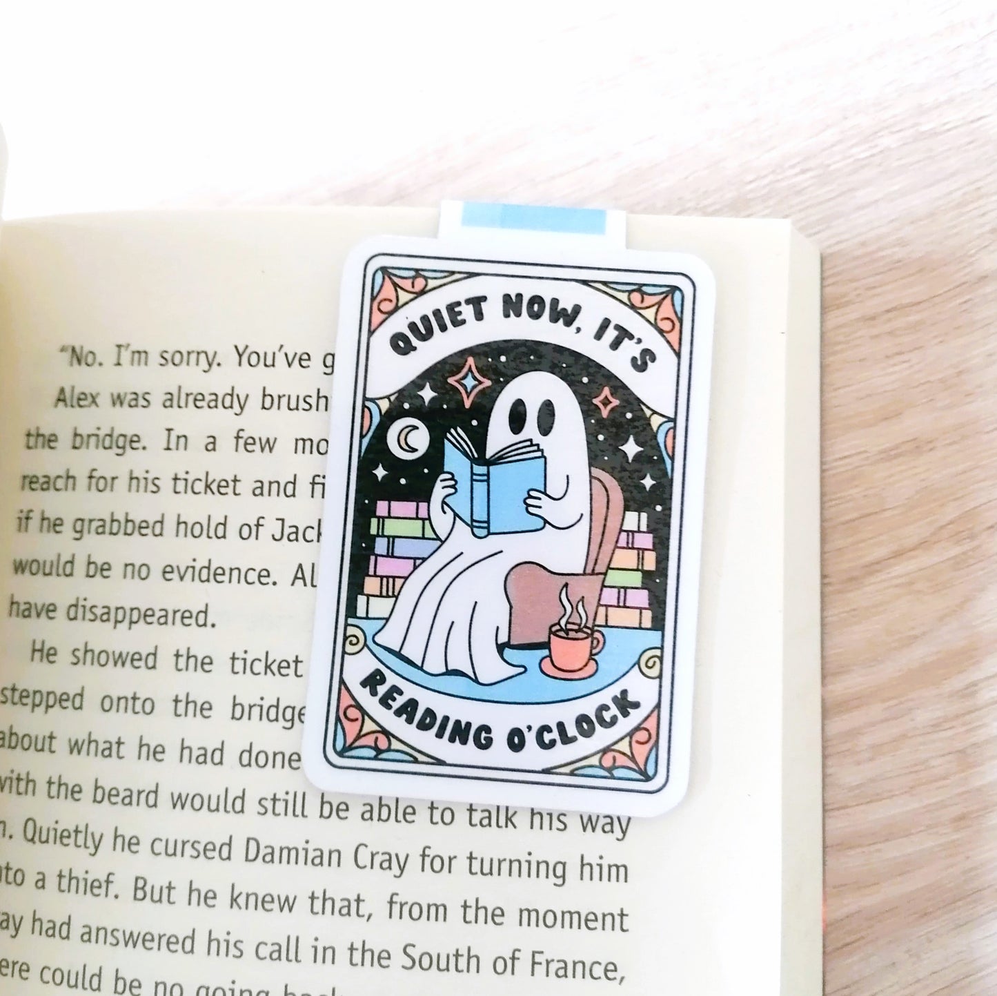 MAGNETIC BOOKMARK - GHOST-QUIET NOW