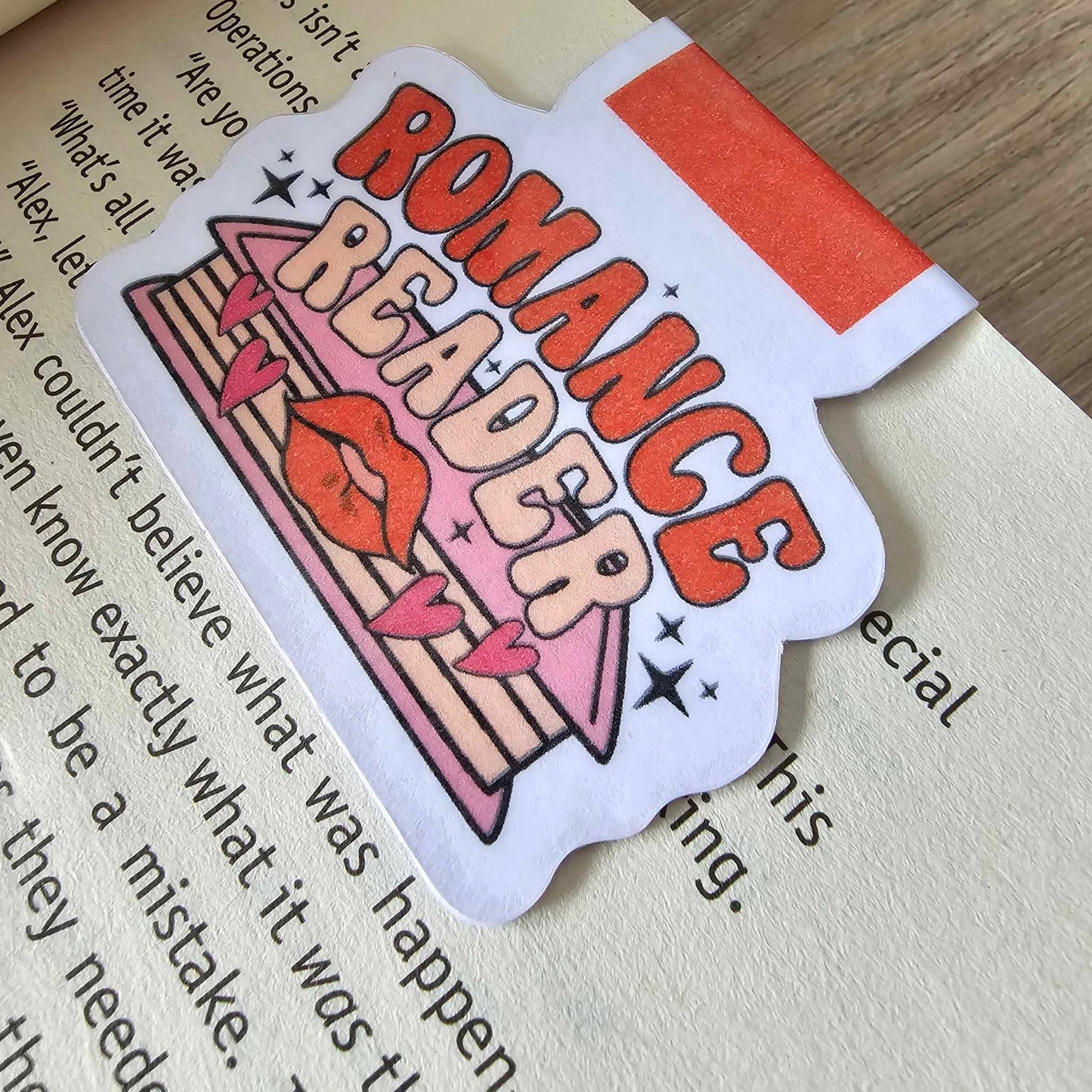 MAGNETIC BOOKMARK - ROMANCE READER