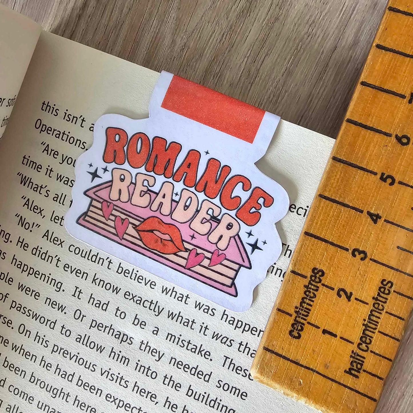 MAGNETIC BOOKMARK - ROMANCE READER