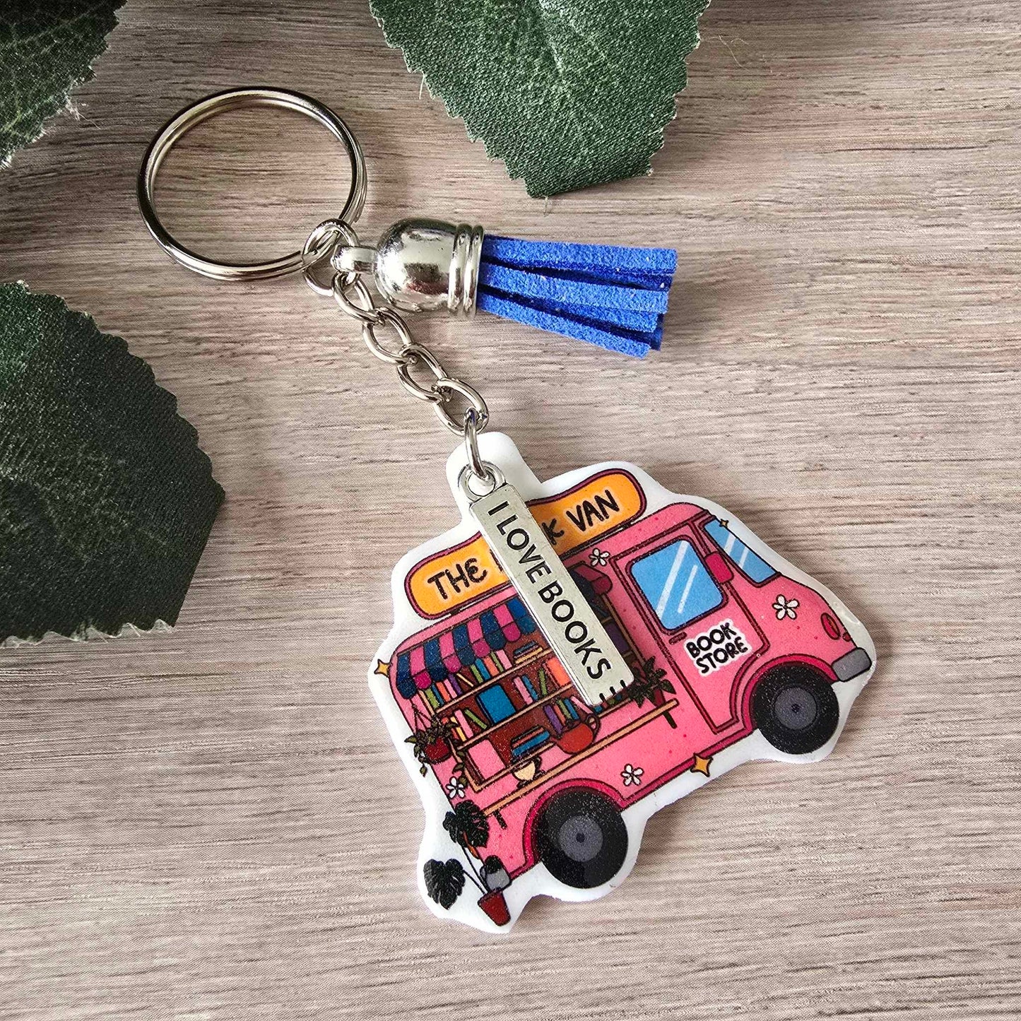 BOOK VAN KEYRING