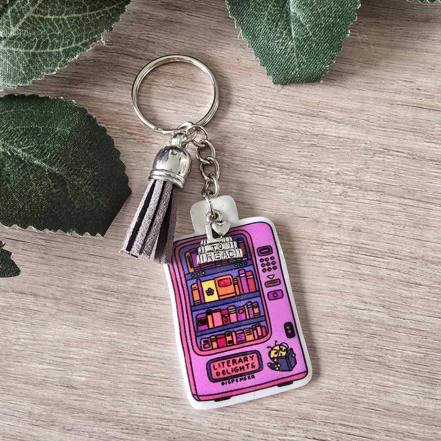 BOOKISH VENDING MACHINE KEYRING