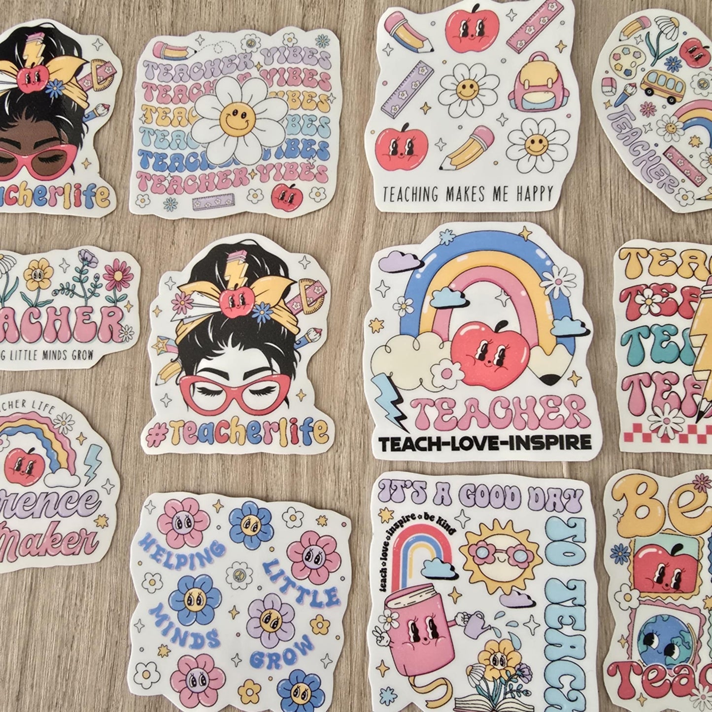 TEACHER STICKERS 6/12