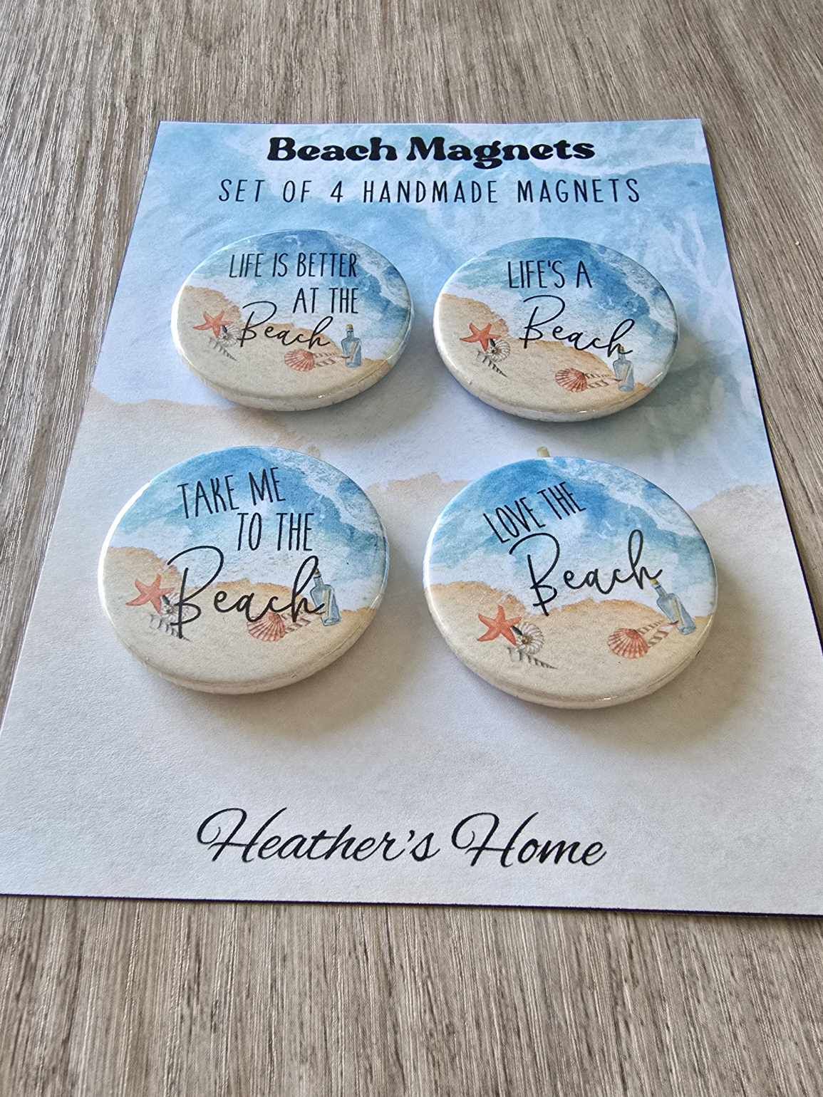 BEACH THEME MINI MAGNET SET