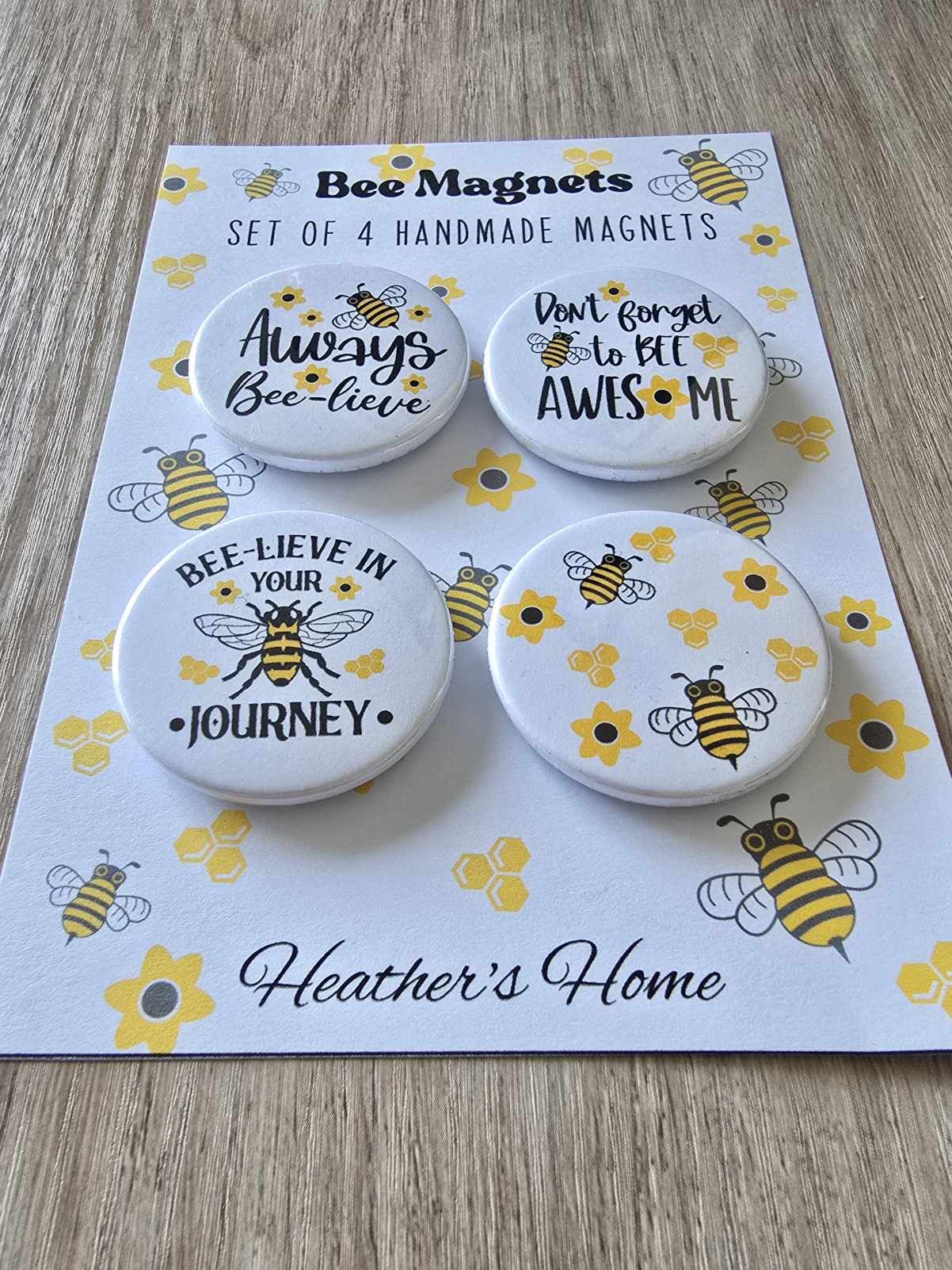 BEE THEME (DESIGN SET A) MINI MAGNET SET