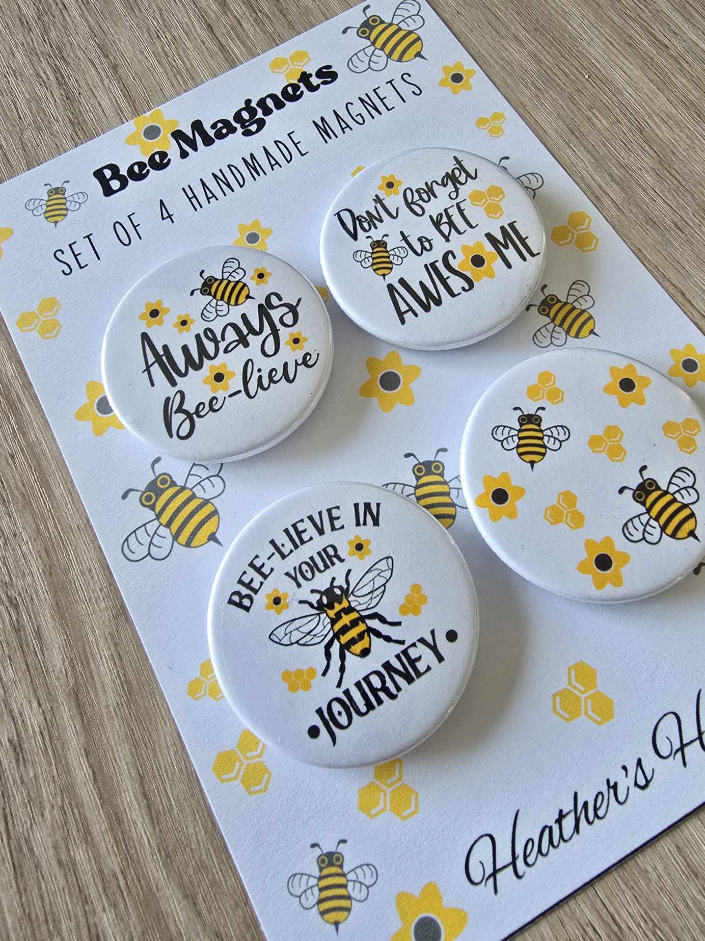 BEE THEME (DESIGN SET A) MINI MAGNET SET