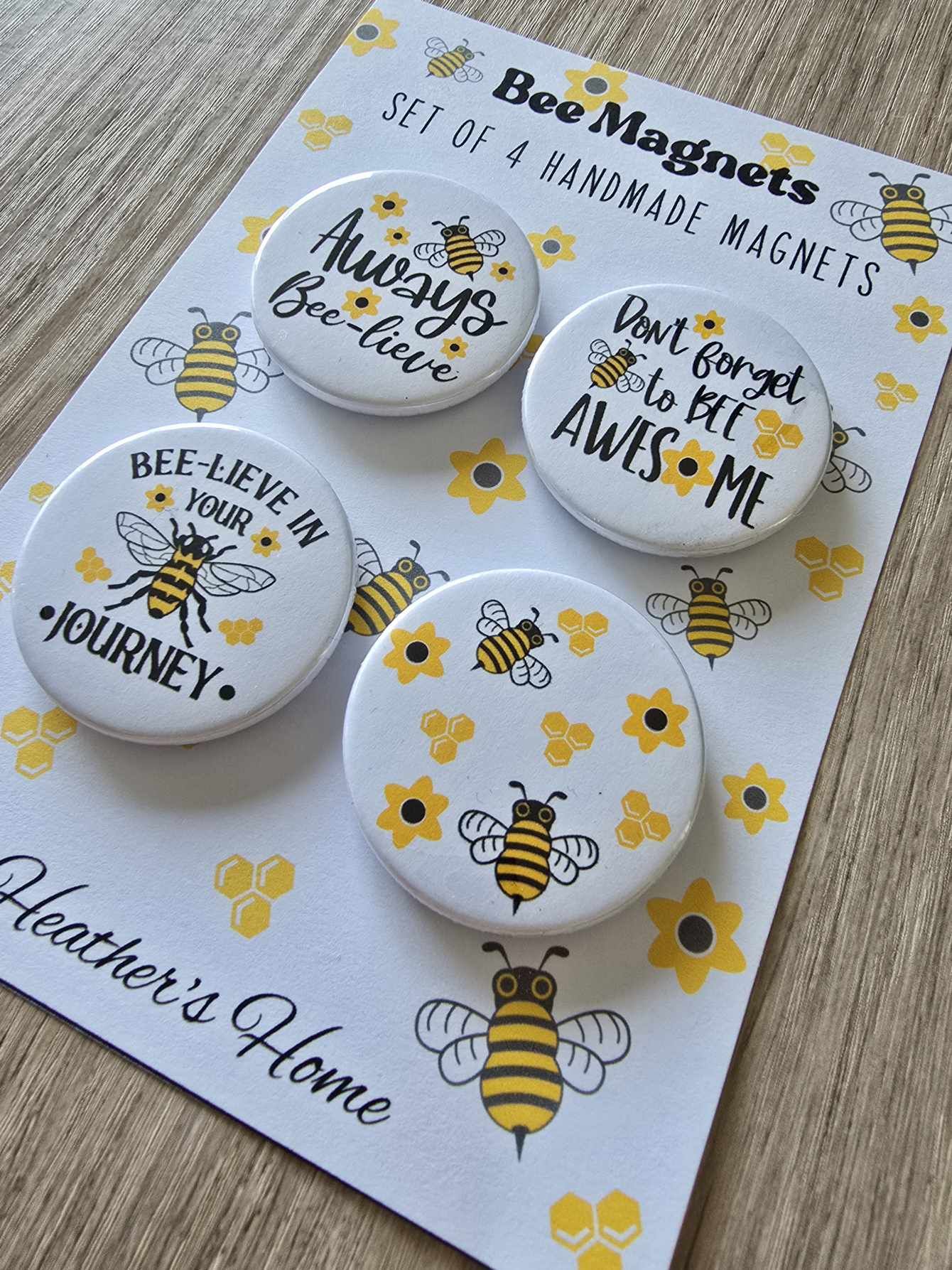 BEE THEME (DESIGN SET A) MINI MAGNET SET