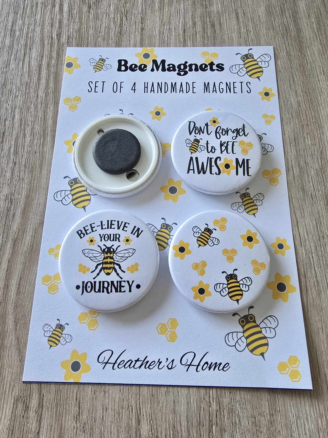 BEE THEME (DESIGN SET A) MINI MAGNET SET