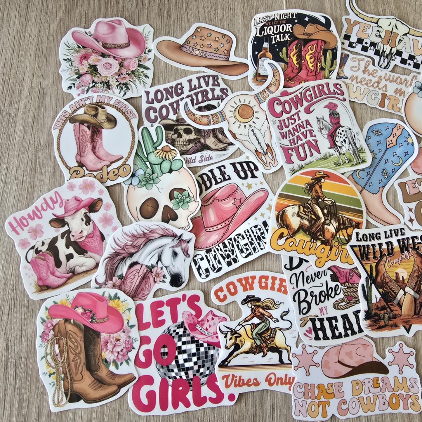 COWGIRL THEME STICKER SETS