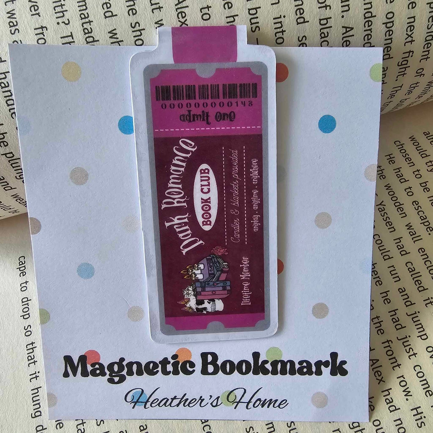 MAGNETIC BOOKMARK - DARK ROMANCE
