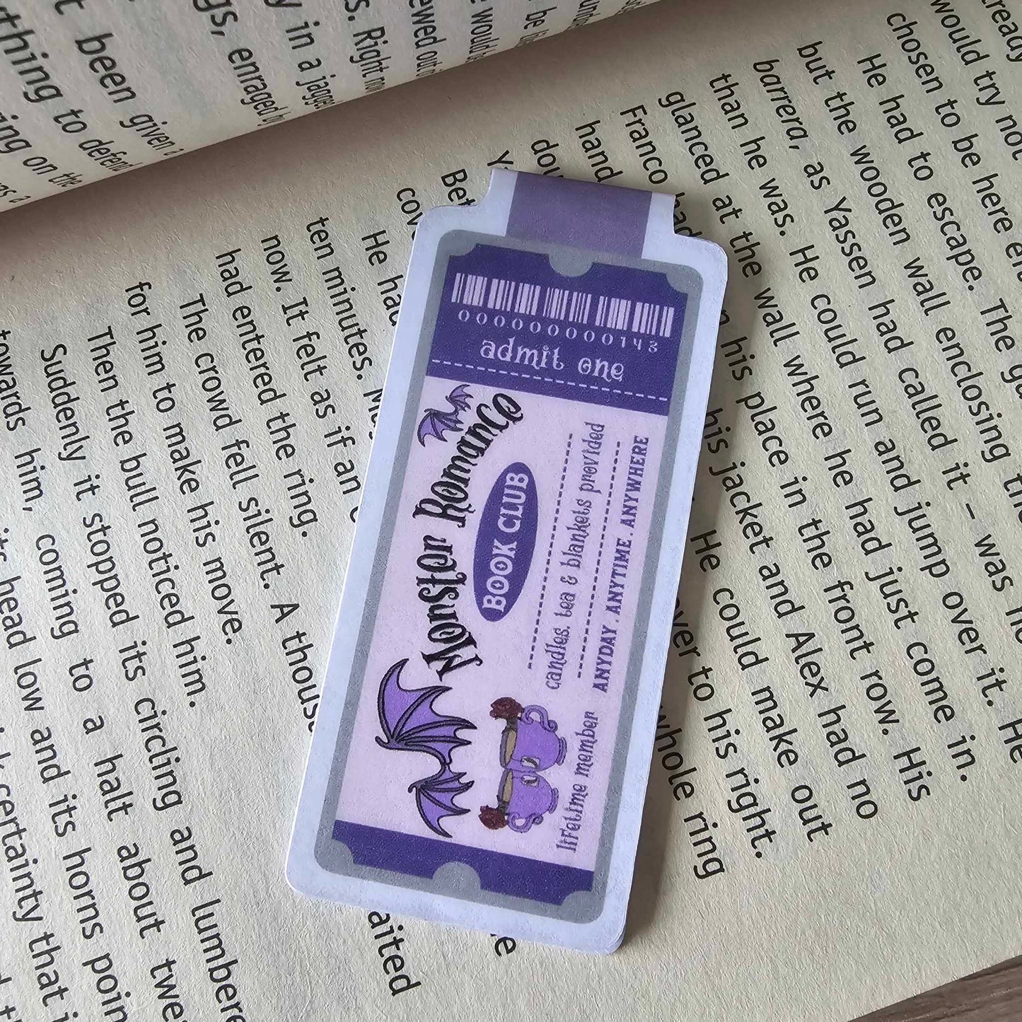MAGNETIC BOOKMARK - MONSTER ROMANCE