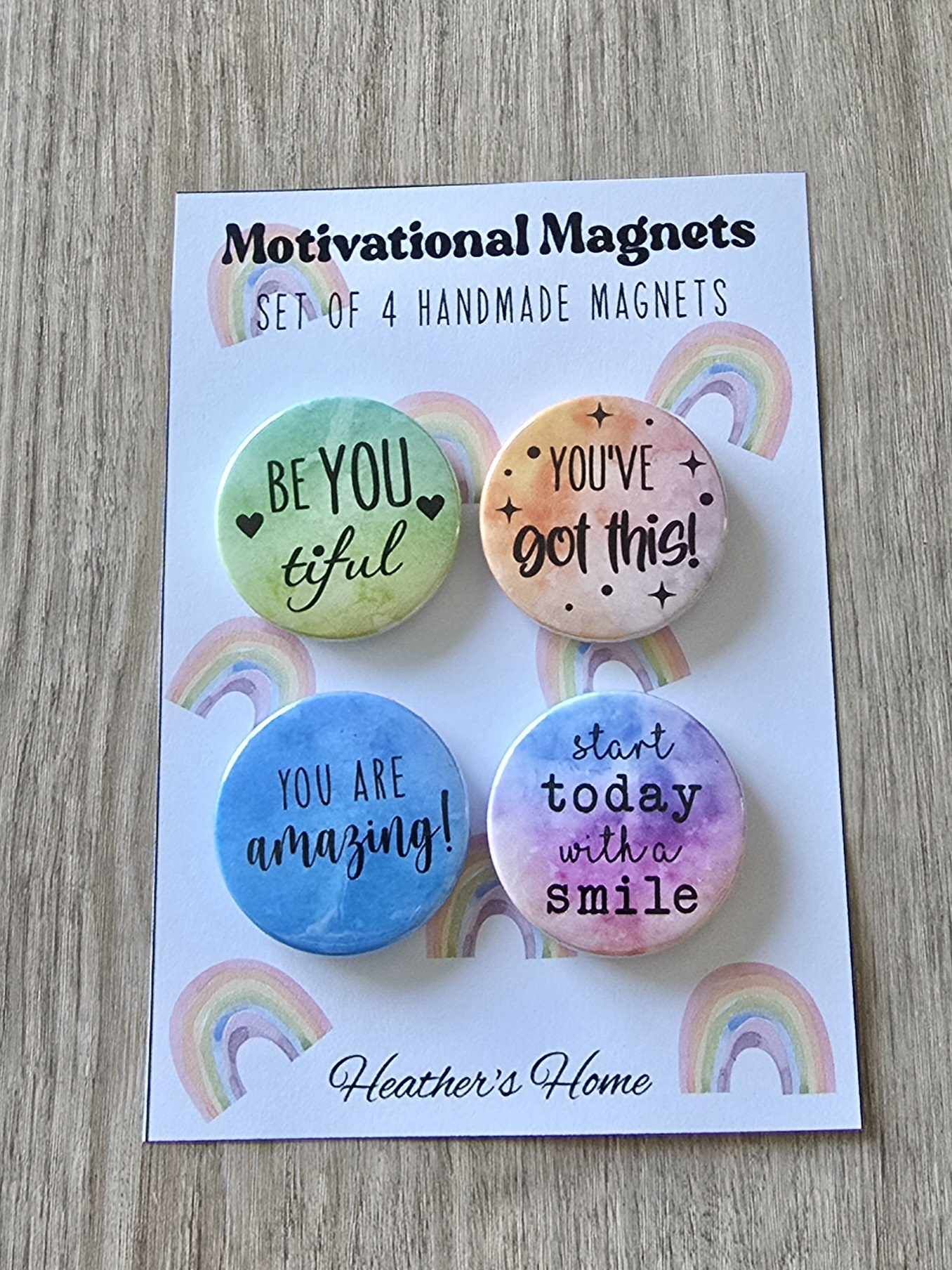 AFFIRMATION QUOTES (DESIGN B) MINI MAGNET SET