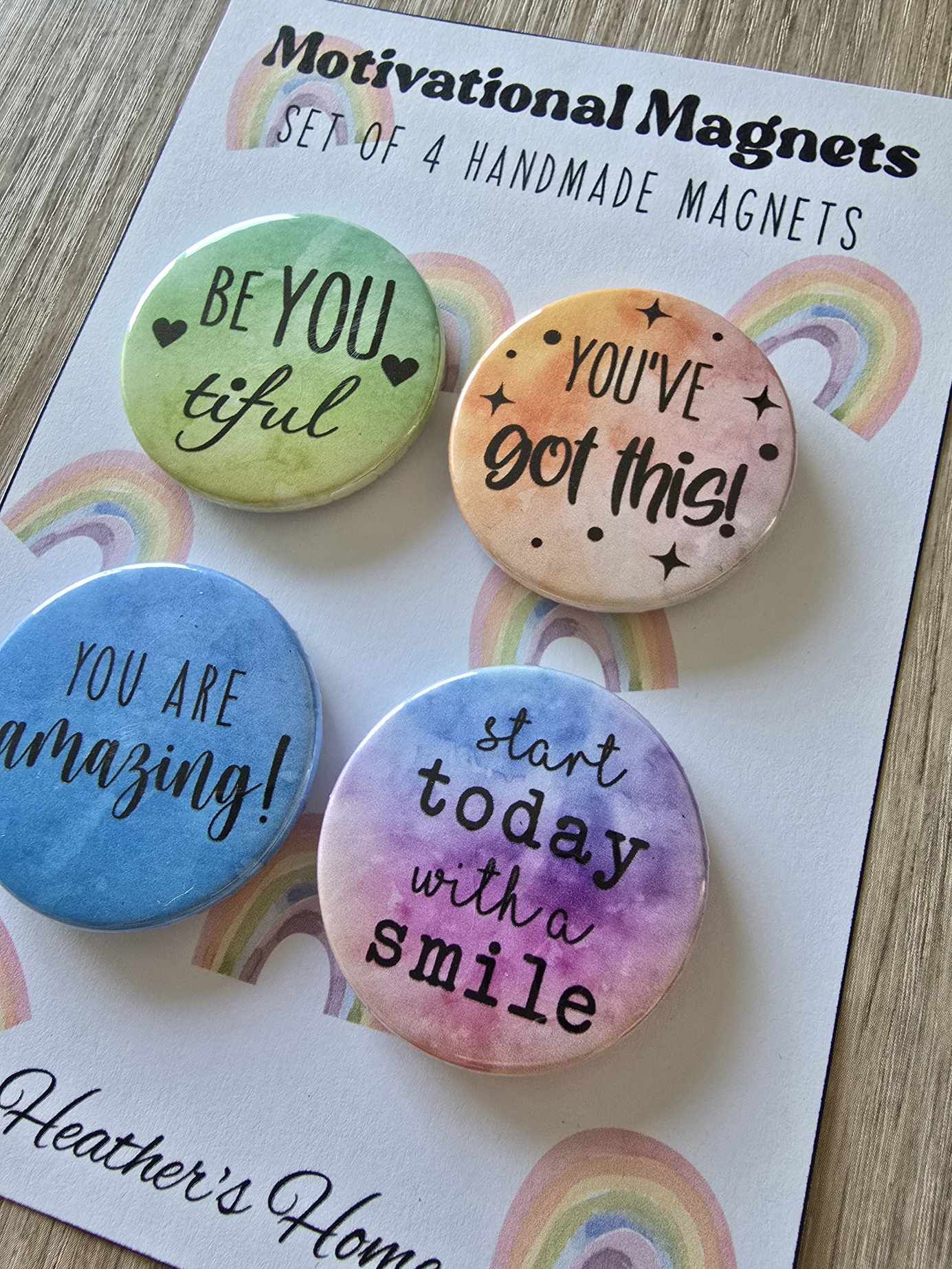 AFFIRMATION QUOTES (DESIGN B) MINI MAGNET SET