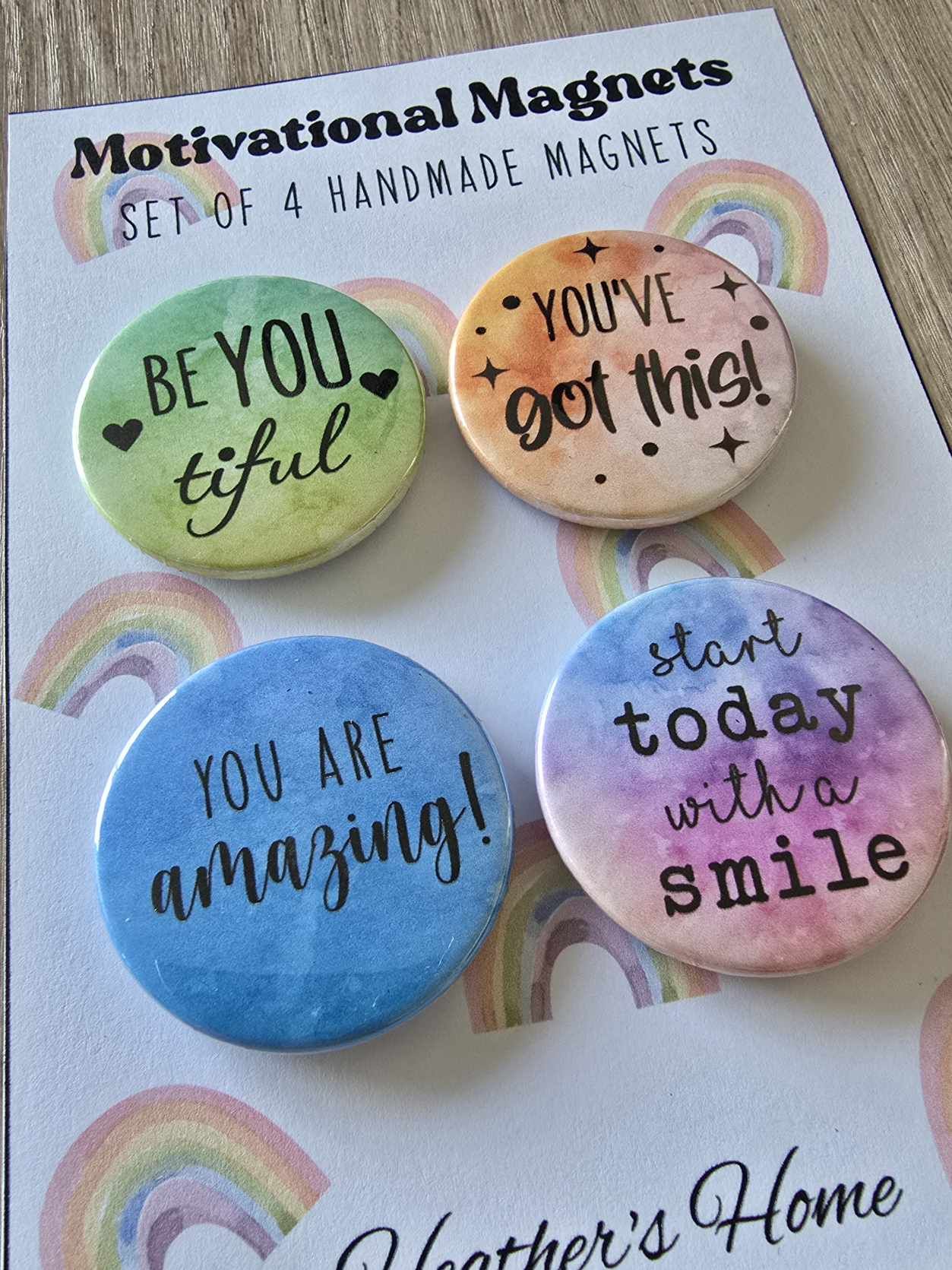 AFFIRMATION QUOTES (DESIGN B) MINI MAGNET SET