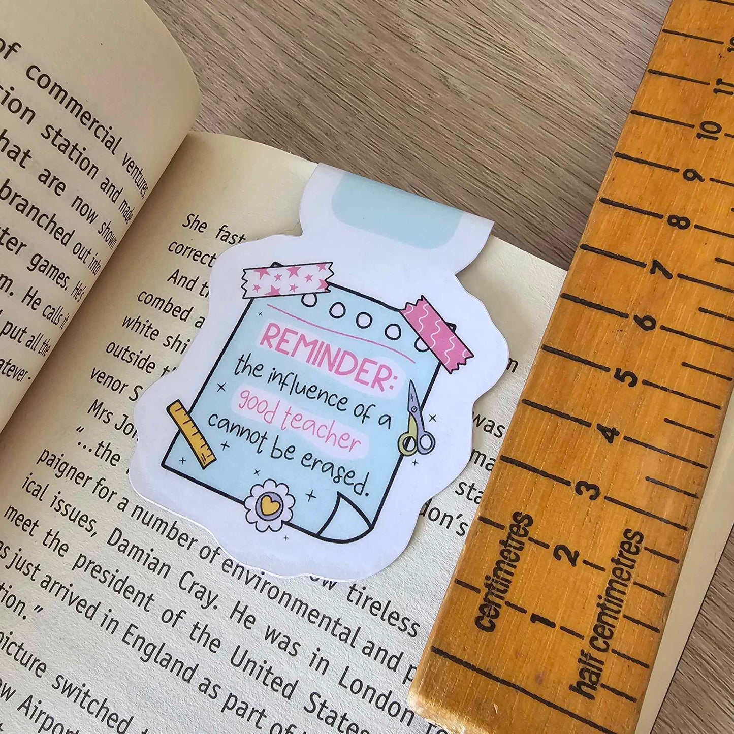 MAGNETIC BOOKMARK - TEACHER - INFLUENCE