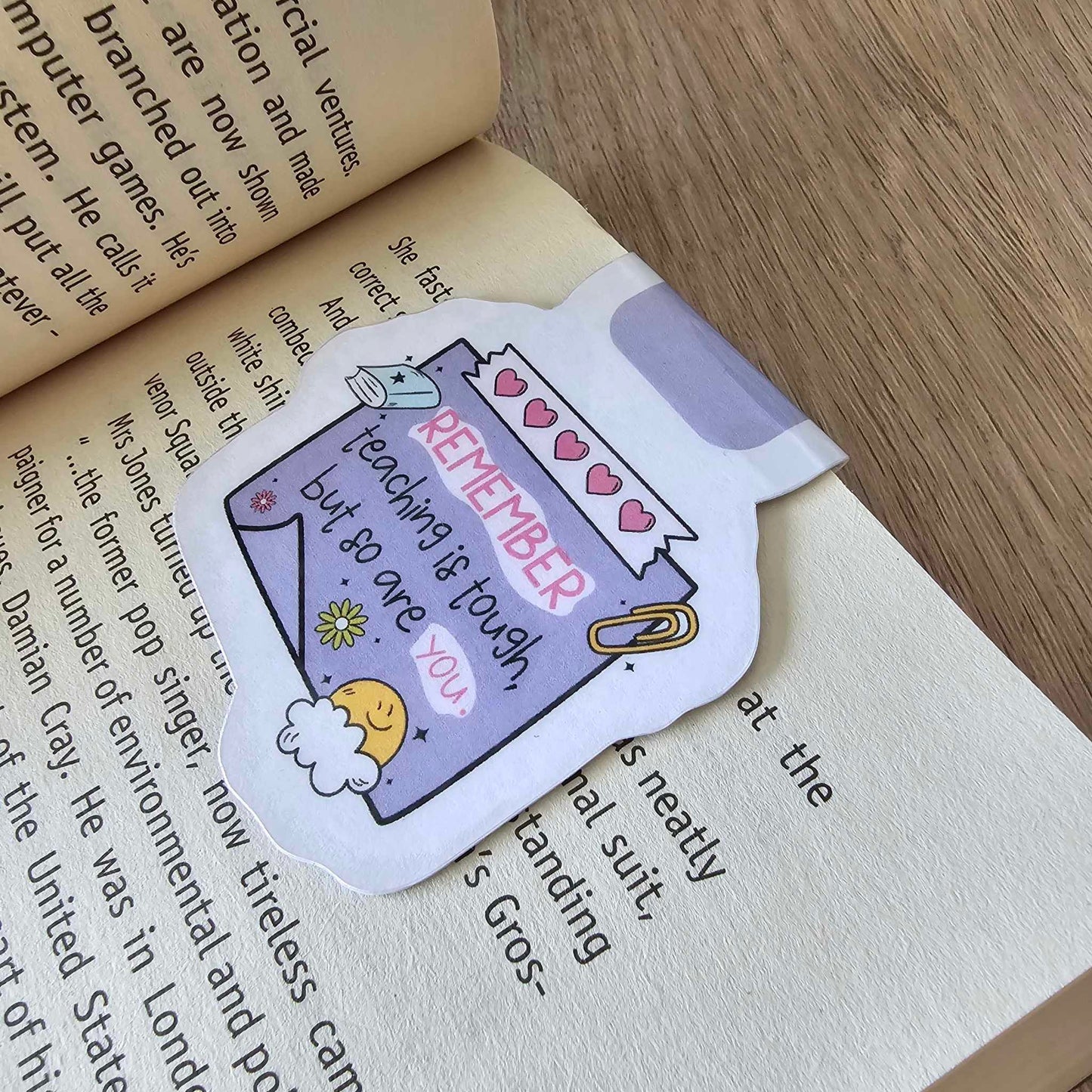 MAGNETIC BOOKMARK - TEACHER - TEACHING IS TOUGH
