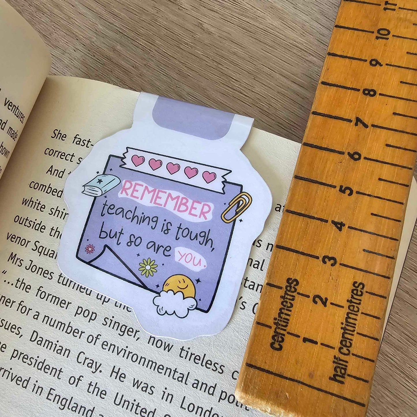 MAGNETIC BOOKMARK - TEACHER - TEACHING IS TOUGH