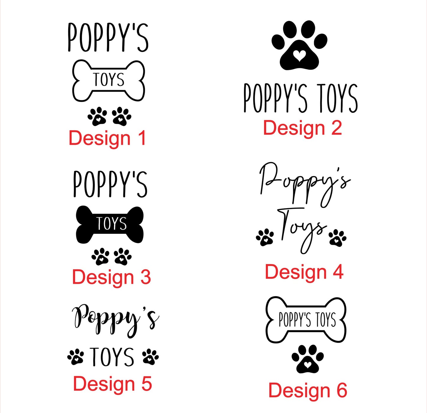 FELT TRUG - PET TOY STORAGE - PERSONALISED