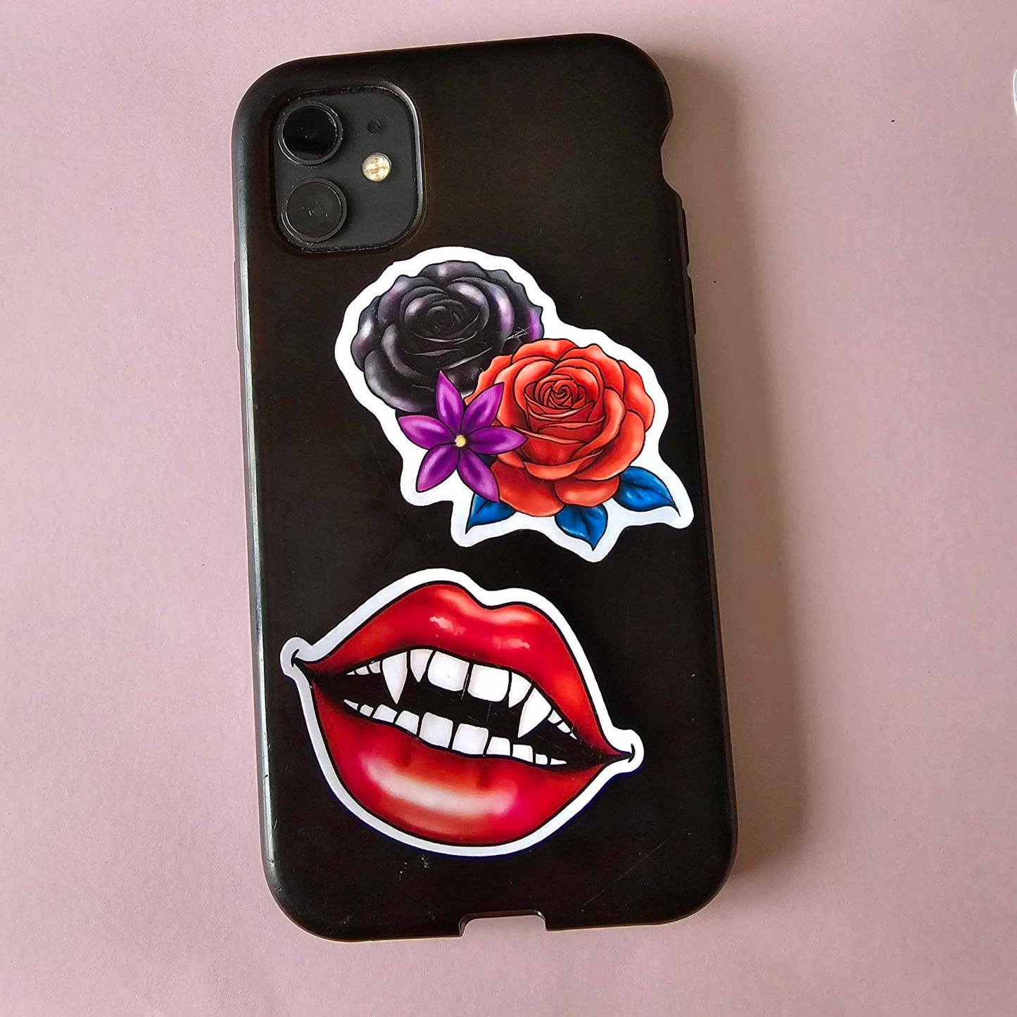 GOTH THEME STICKER PACK X 10 - VAMPIRE GOTH