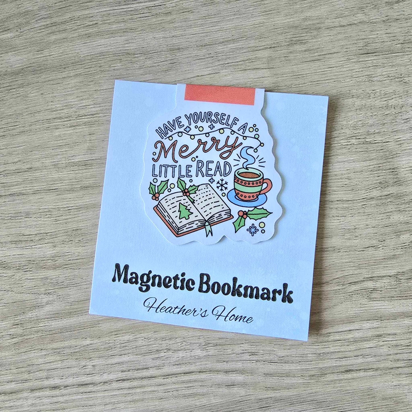 MAGNETIC BOOKMARK - XMAS - MERRY LITTLE READ