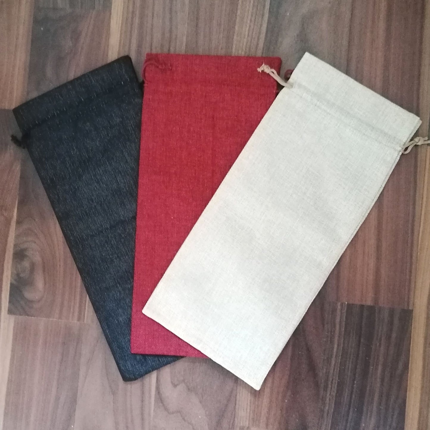 Have a holly jolly Christmas from our house to yours - wine bottle gift bag