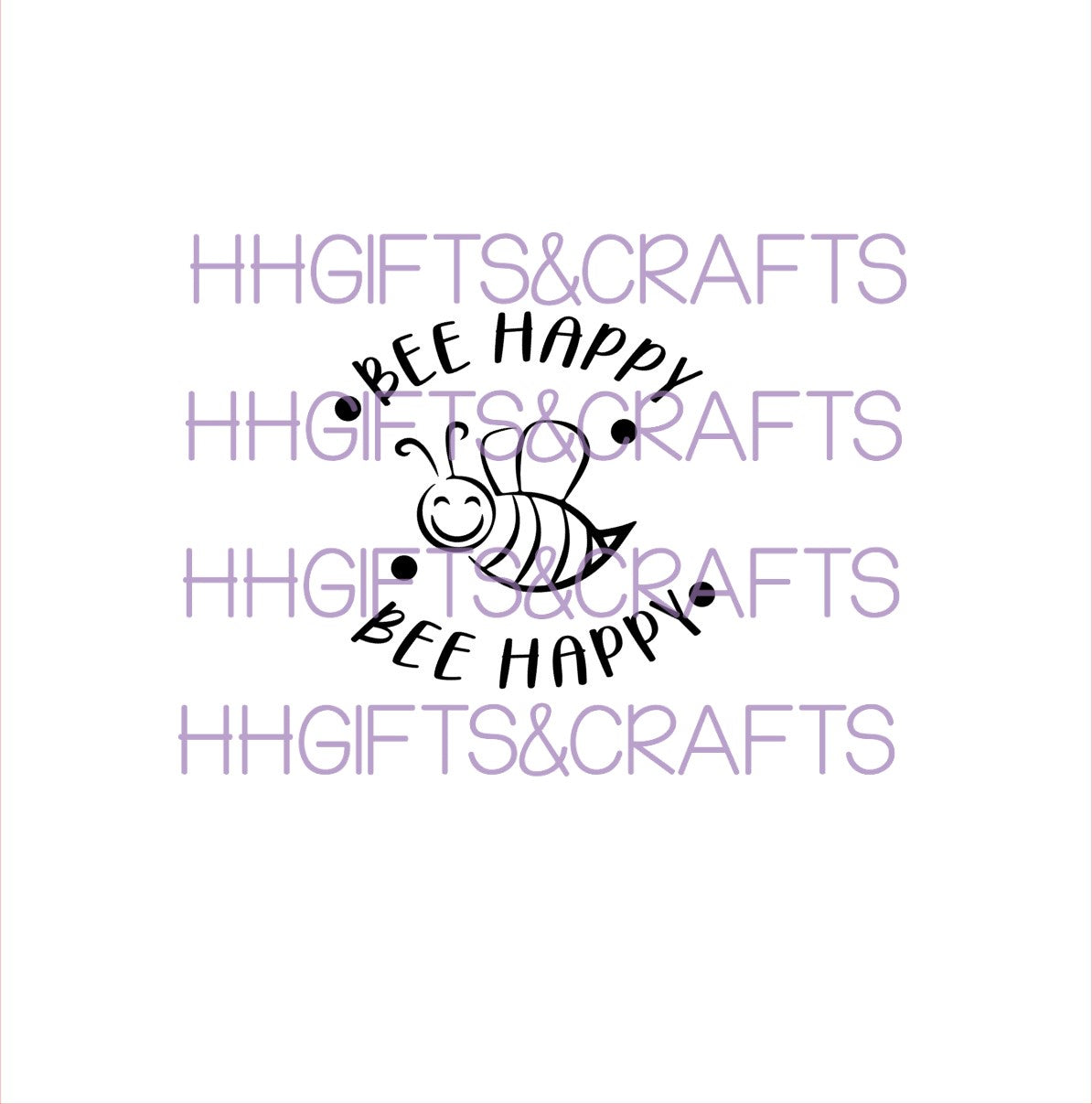GS 20 - BEE HAPPY (DESIGN 1) - SMALL VINYL