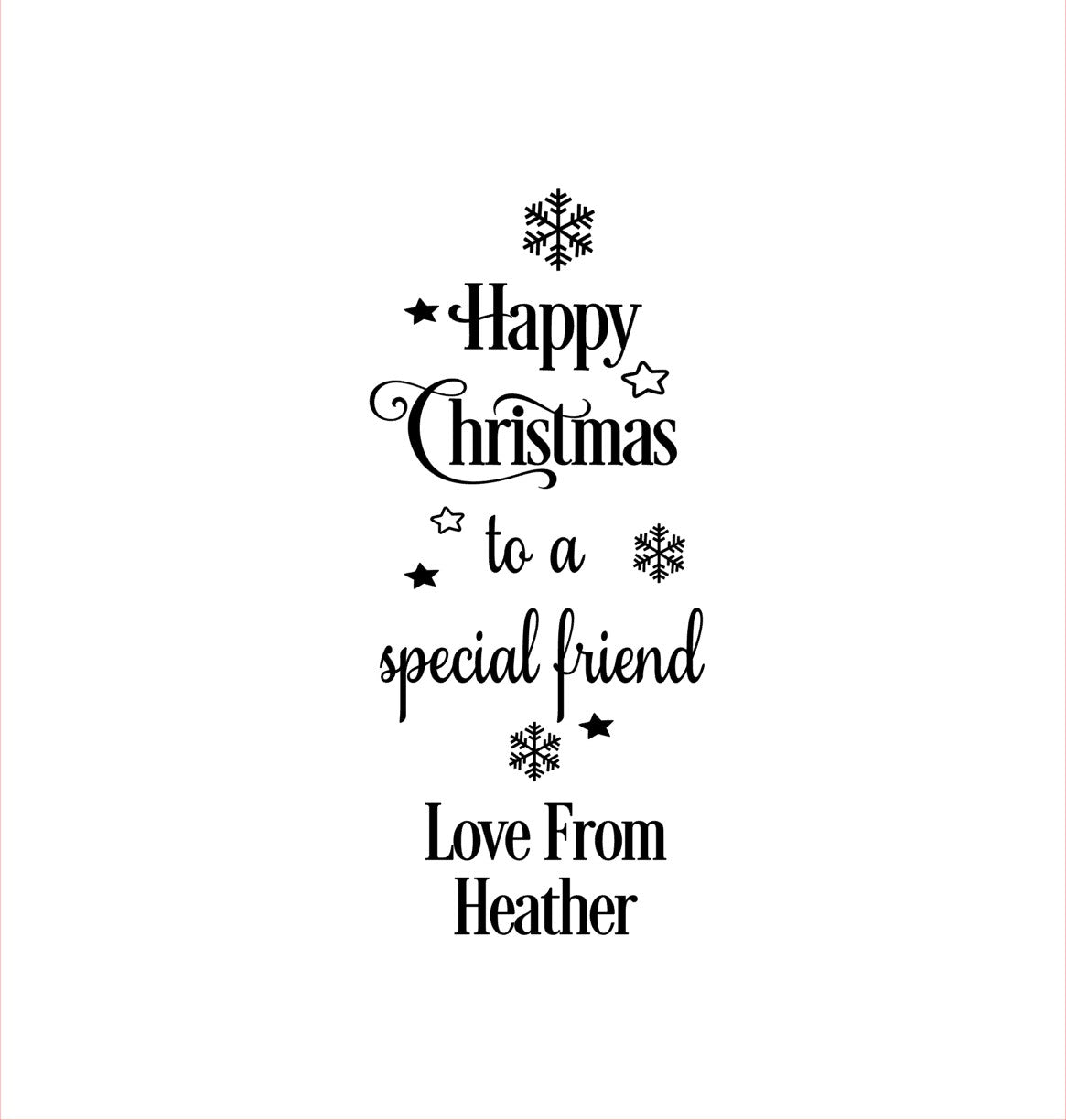 happy christmas to a special friend wine bottle bag xmas gift wine gift bag jute burlap hessian wine bag