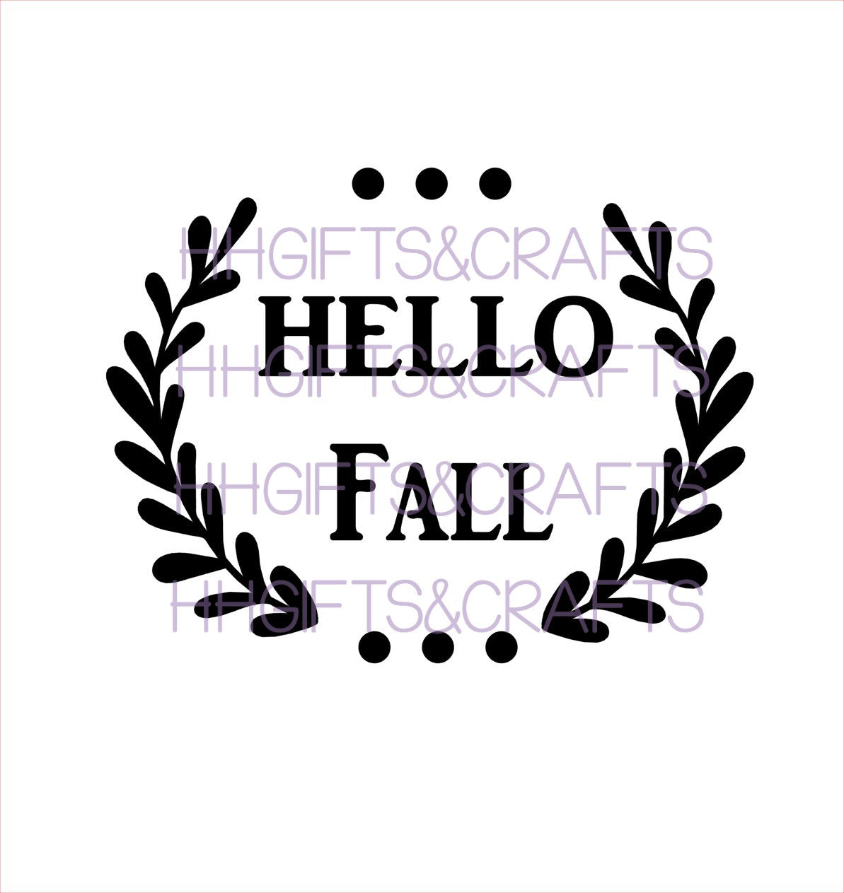 TG05 - HELLO FALL - FRAME VINYL