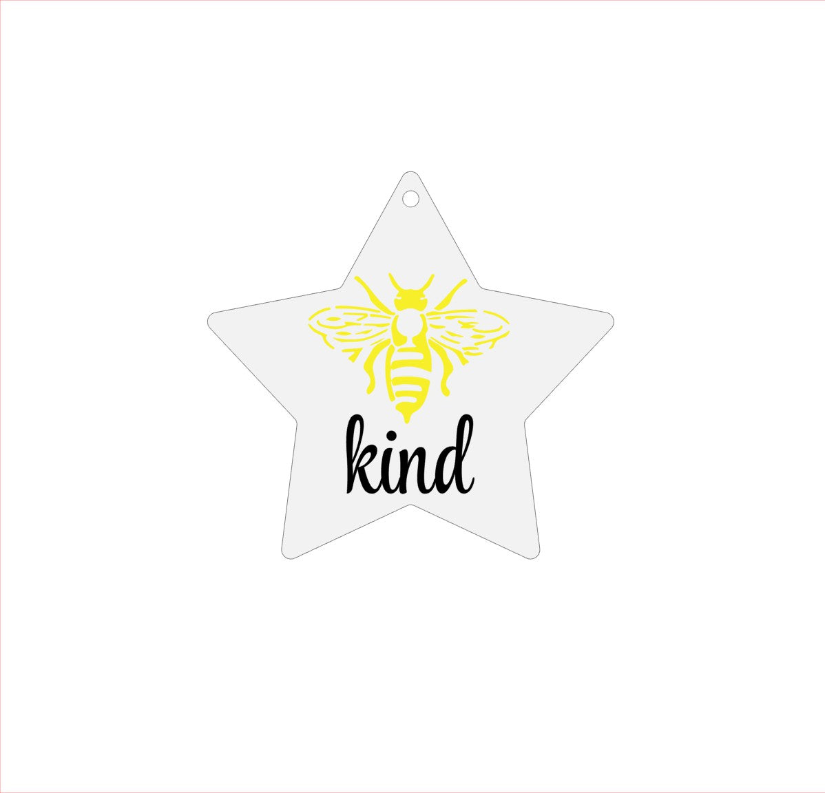 bee happy positive kind gift acrylic decor hanging gift bee kind bumble bee gift