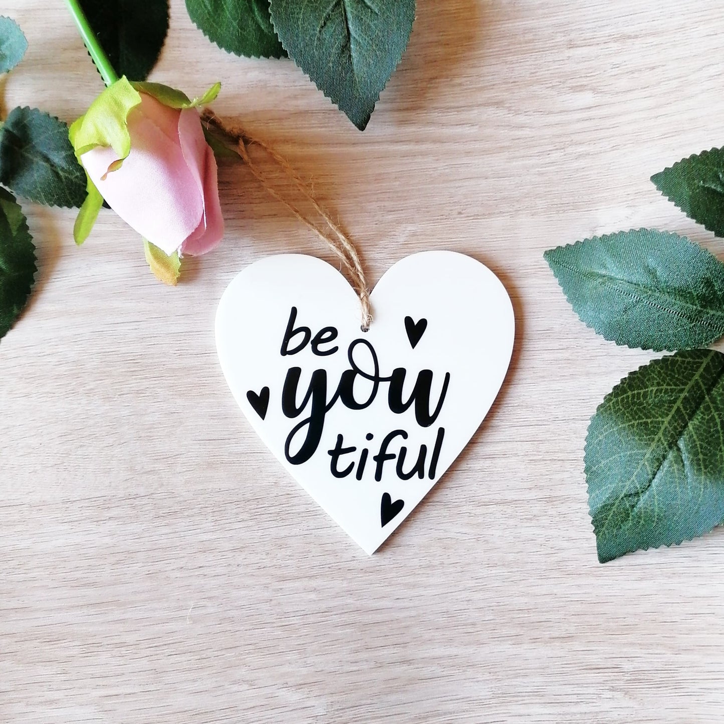 be you tiful beautiful gift white acrylic positive message gift be kind friend gift