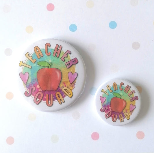 TEACHER SQUAD - MAGNET/BADGE/KEYRING