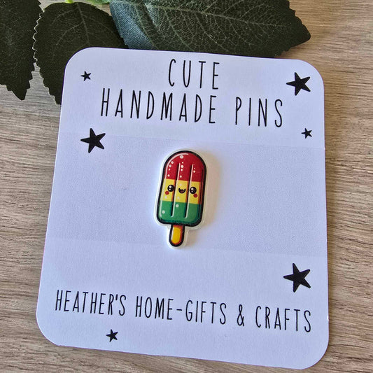 Ice lolly pin