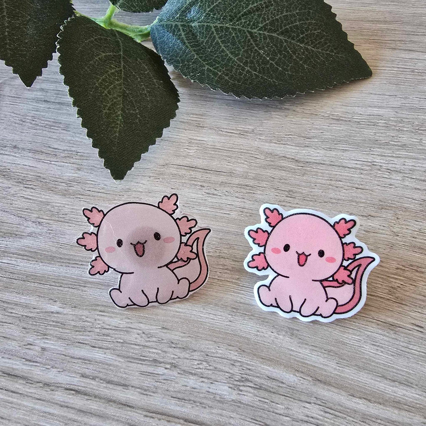 Axolotl pin - pink