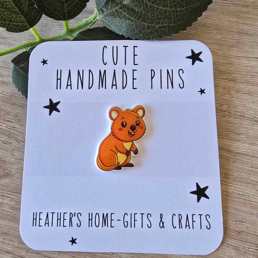 Quokka pin