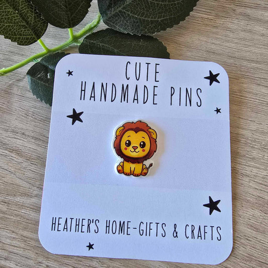 Lion pin